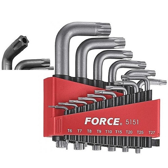 ����� ������ torx T06�-T60� � ���������� �-�������� 15��. Force 5151T-F