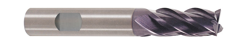 JET-POWER 4 Flute 35 Helix Short End Mill EH914060