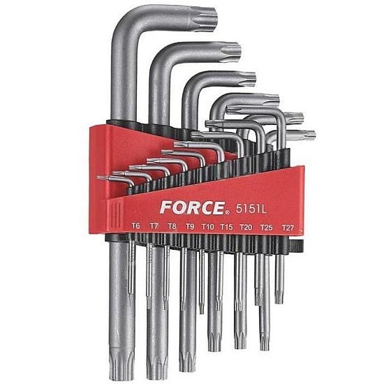����� ������ torx T06-T60 ���������� �-�������� 15��. Force 5151L-F
