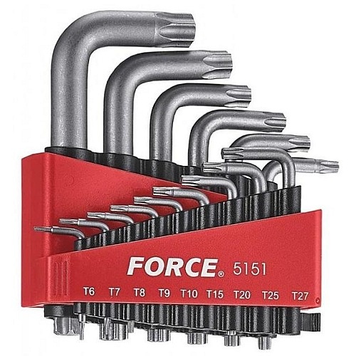 ����� ������ torx T06-T60 �-�������� 15��. Force 5151-F