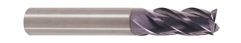 JET-POWER 4 Flute 35 Helix Short End Mill EH913220